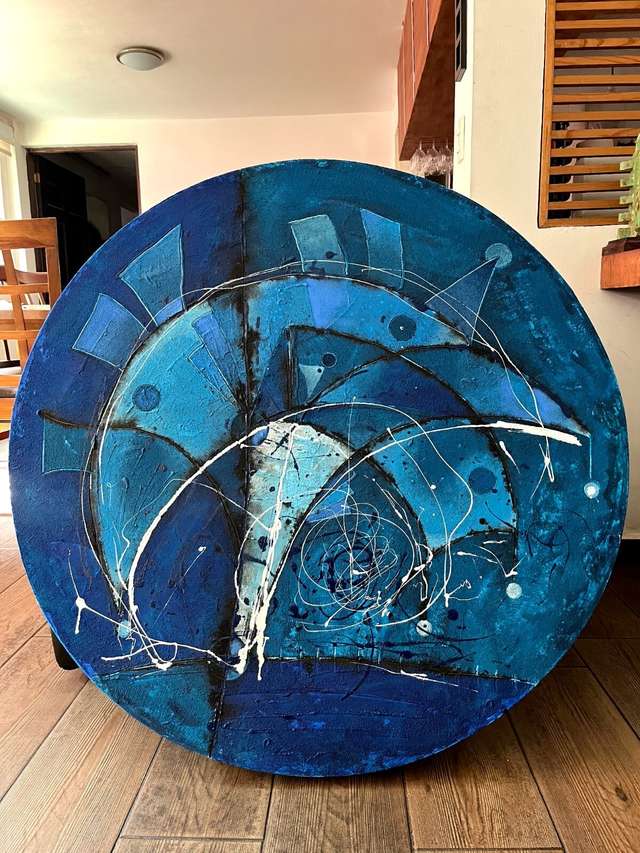 Luna circular, obra de Francisco Muñoz Tejeida