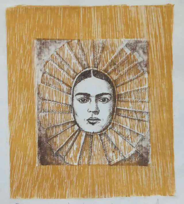 Sol de Frida, obra de Francisco Muñoz Tejeida